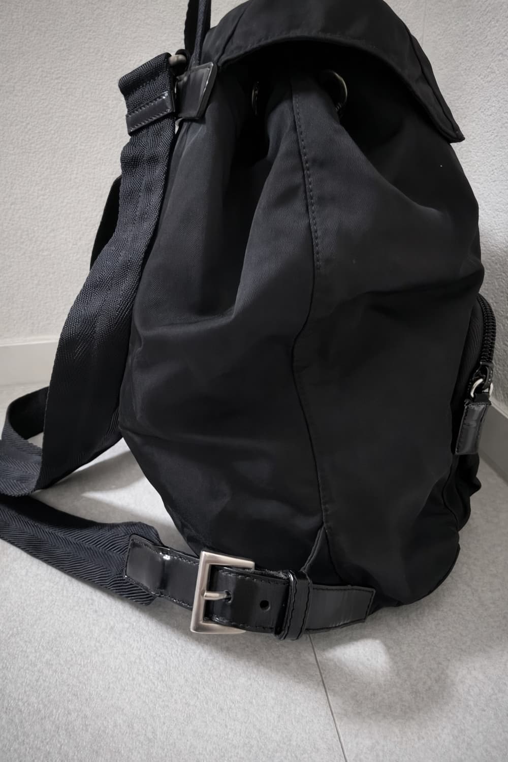 (프라다 정품) 프라다 원포켓 나일론 백팩 상품이미지3