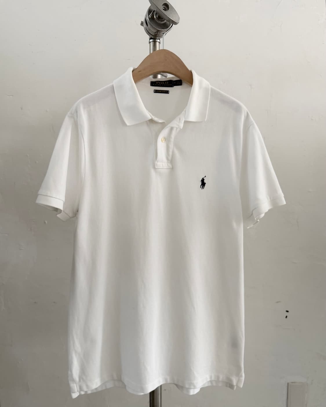 Polo 폴로 랄프로렌 신형 화이트컬러 PK 카라티셔츠 상품이미지4