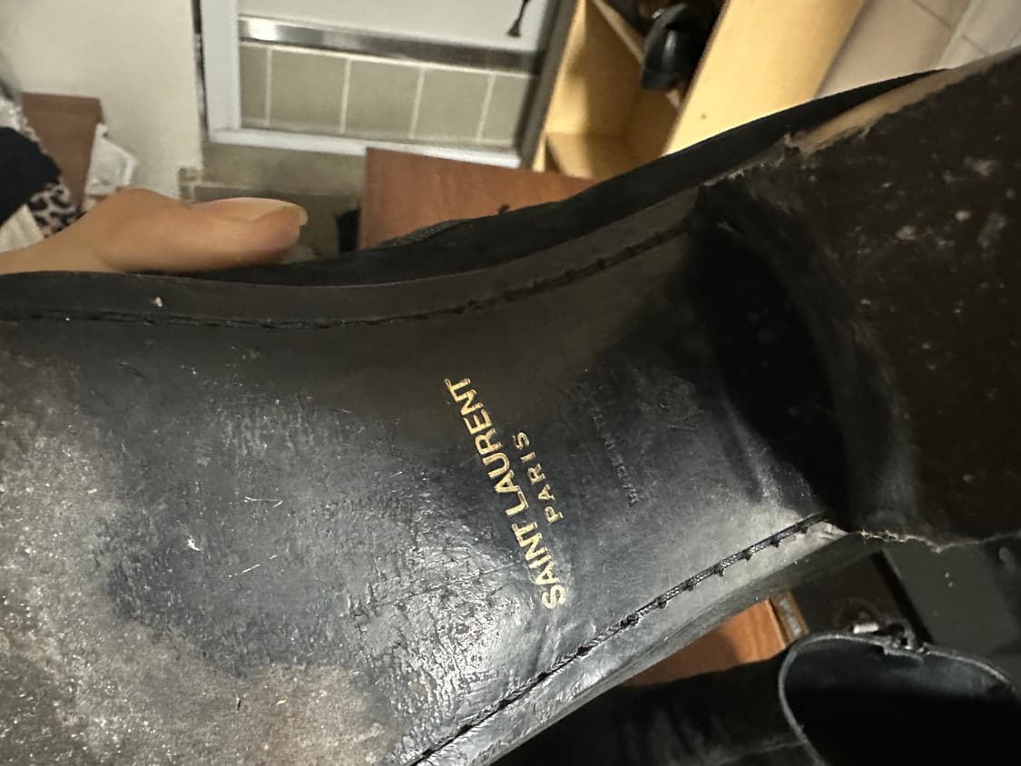 (43) 생로랑 23 스웨이드 앵클부츠 상품이미지5