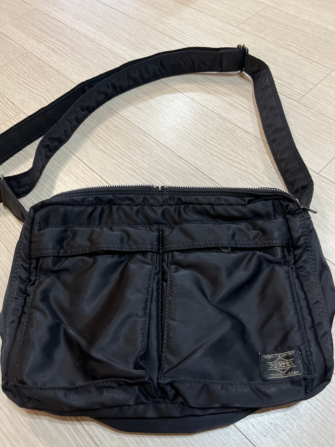 포터 탱커 크로스 라지 블랙 상품이미지2