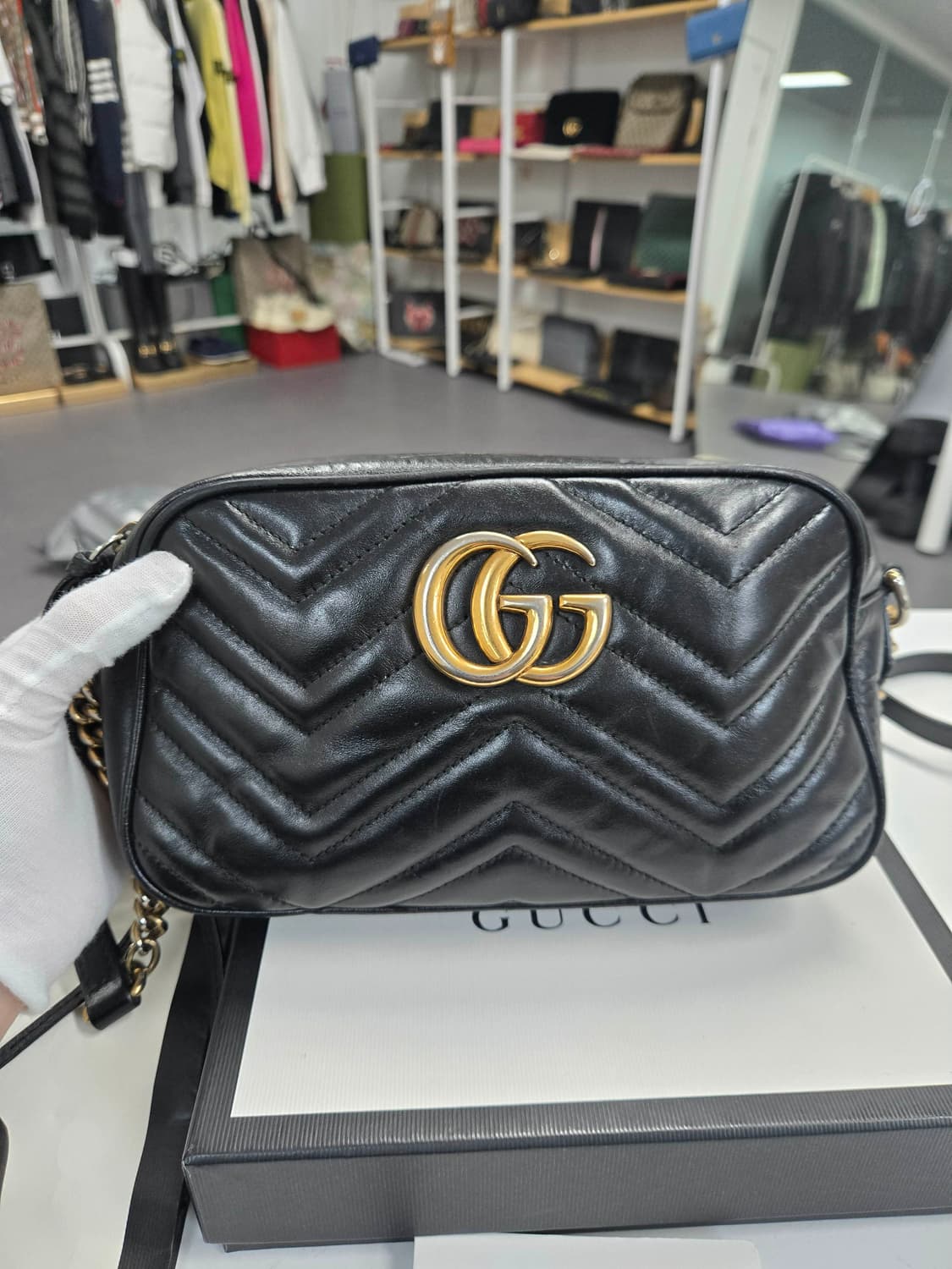 [50%세일] 구찌 마몬트 카메라백 상품이미지2