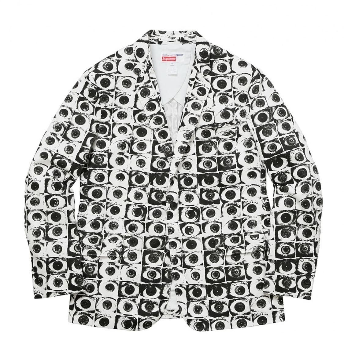 꼼데가르송 셔츠 X 슈프림 17ss 아이즈 자켓 S(100) 상품이미지1