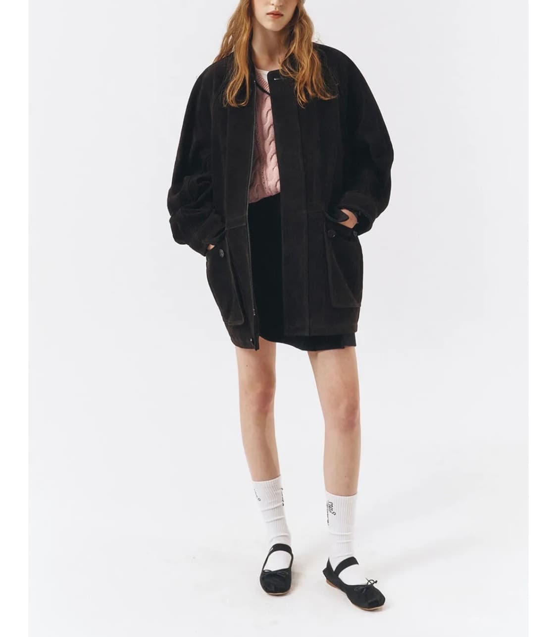 DUNST. 던스트 UNISEX LILY SUEDE HALF JACKET 상품이미지4