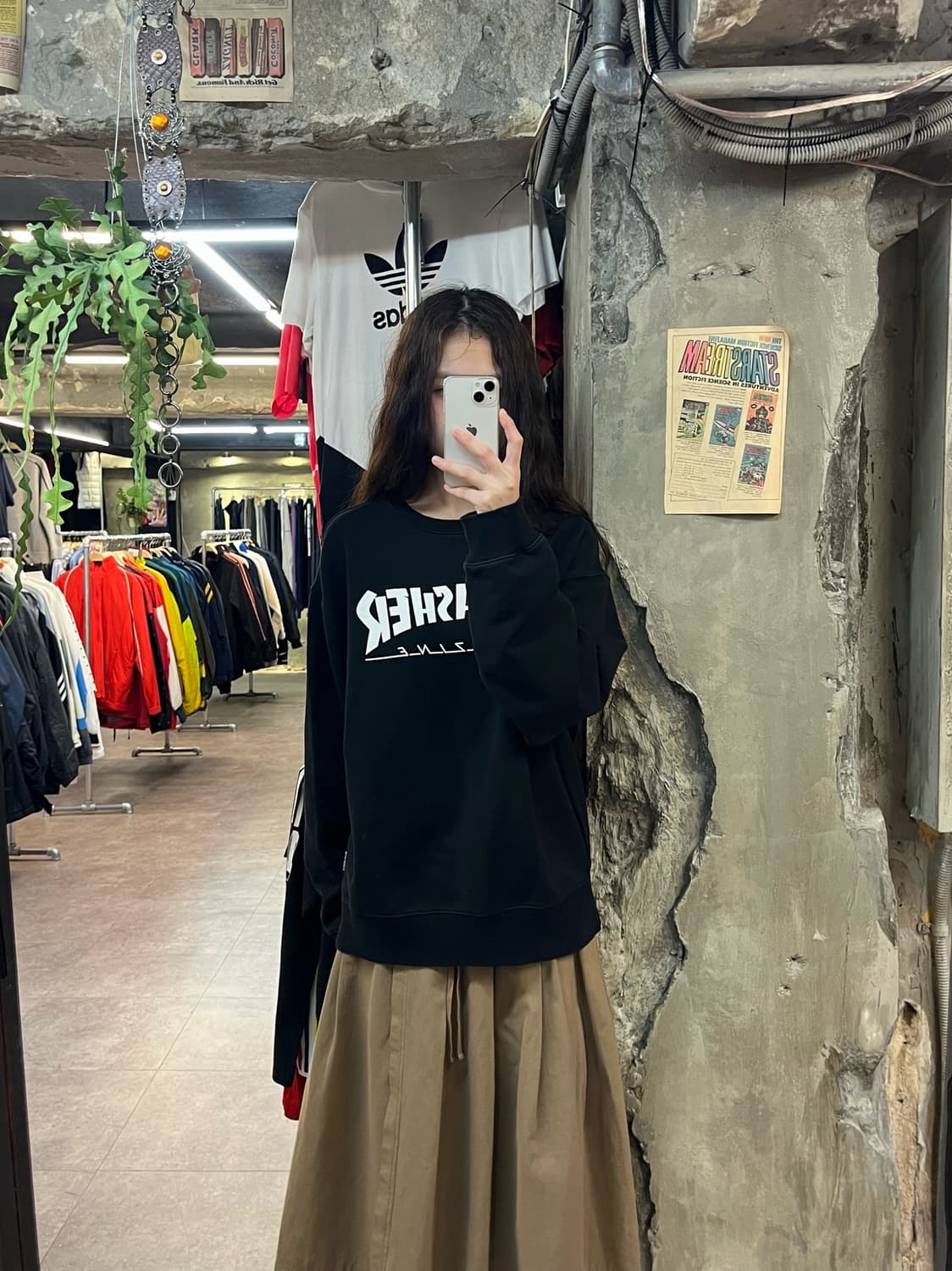 트레셔 맨투맨 블랙 L #csz1936 상품이미지2