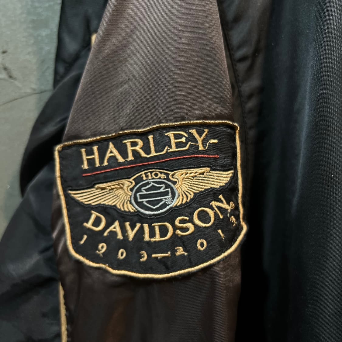 [M] HARLEY DAVIDSON 할리데이비슨 110주년 봄버 자켓 상품이미지3