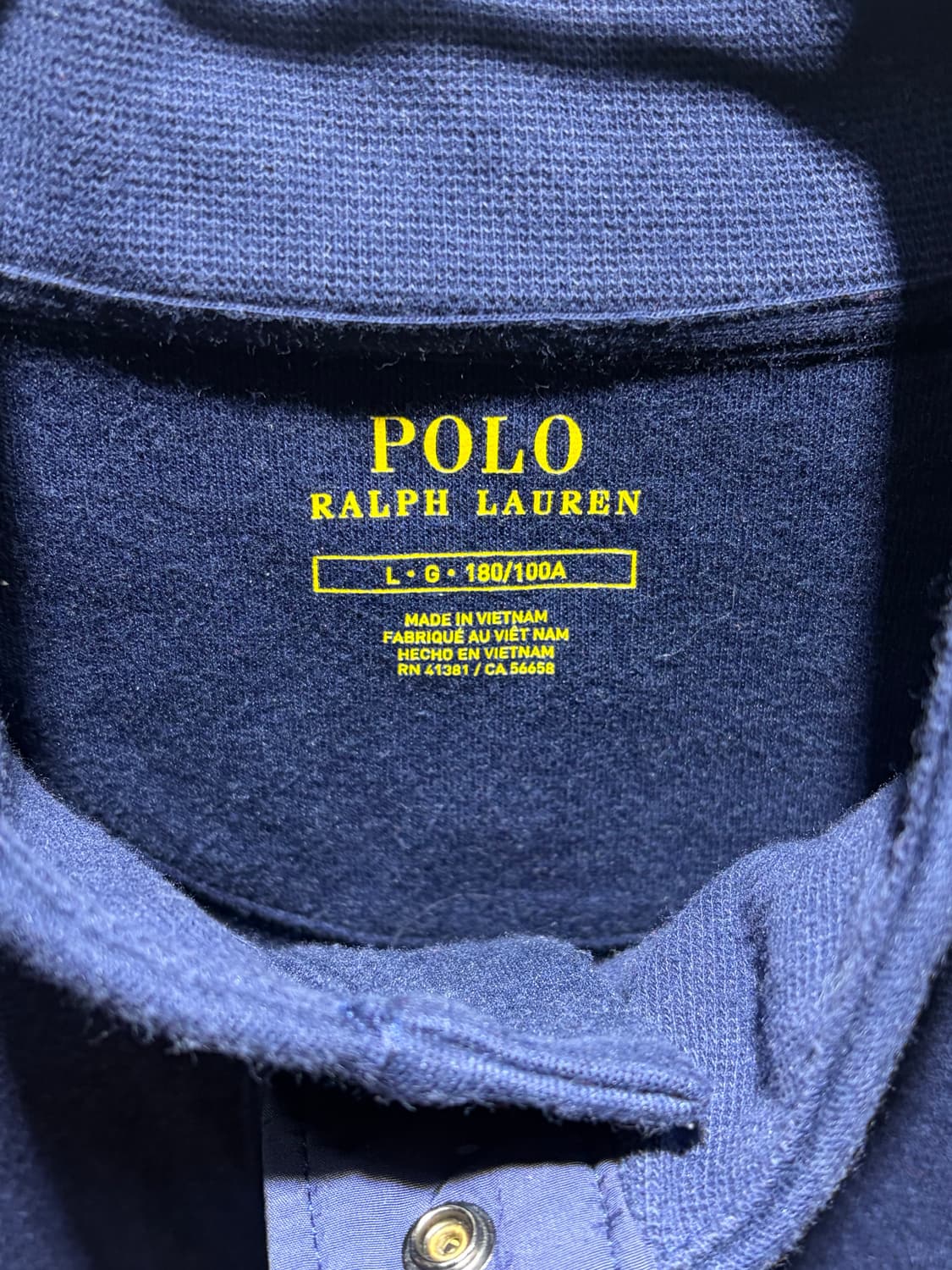 L 폴로랄프로렌 레드포니 버튼 코튼 아노락 상품이미지5