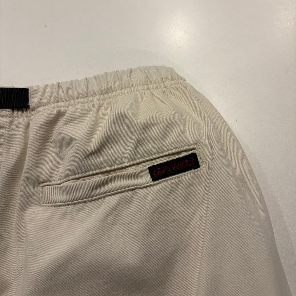 [M] 그라미치 아이보리 화이트 벨트 바지 팬츠 C766 상품이미지10