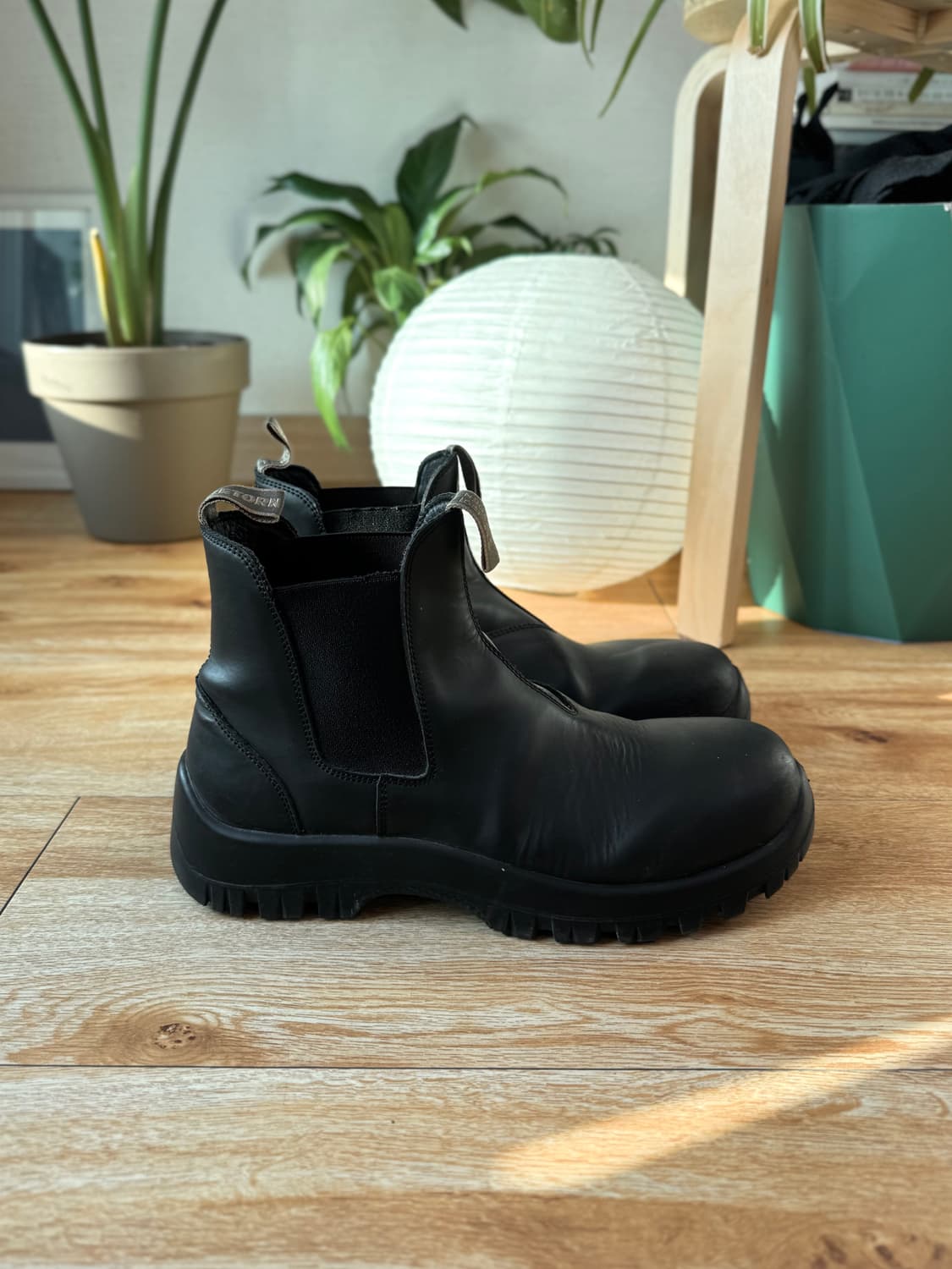 [265] 트레통 피테오 레더 부츠 블랙 상품이미지3