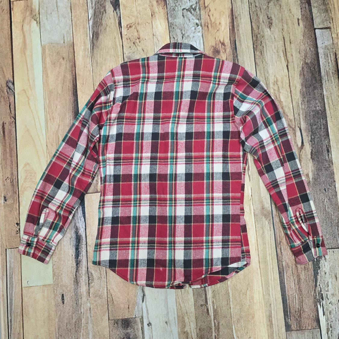 Vintage 80s Five brother 플란넬셔츠 상품이미지5