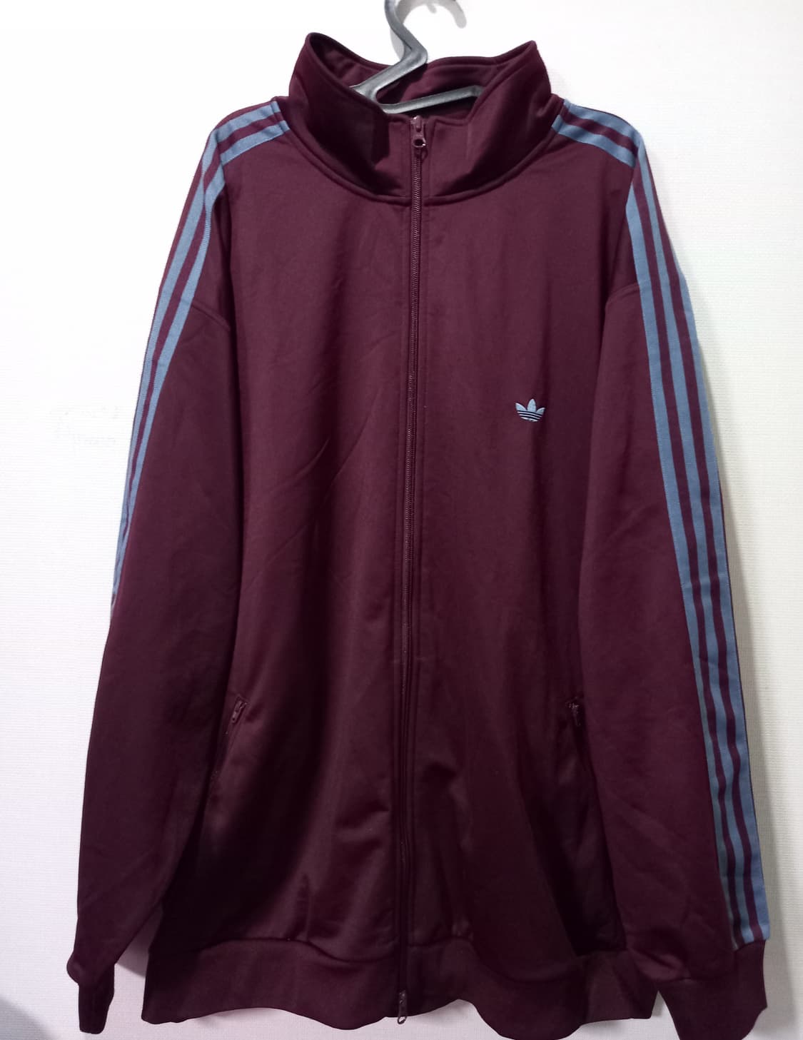 아디다스 BB트랙탑 마룬 와인 버건디 저지 져지집업 115/XXXL 상품이미지1