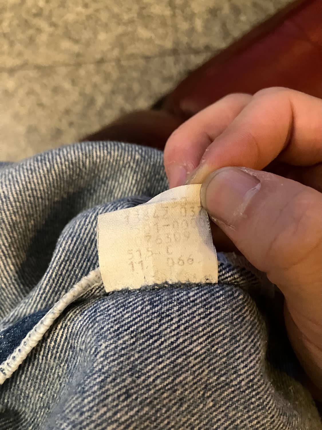 80s USA 빈티지 리바이스 501 0000 데님 팬츠 상품이미지7