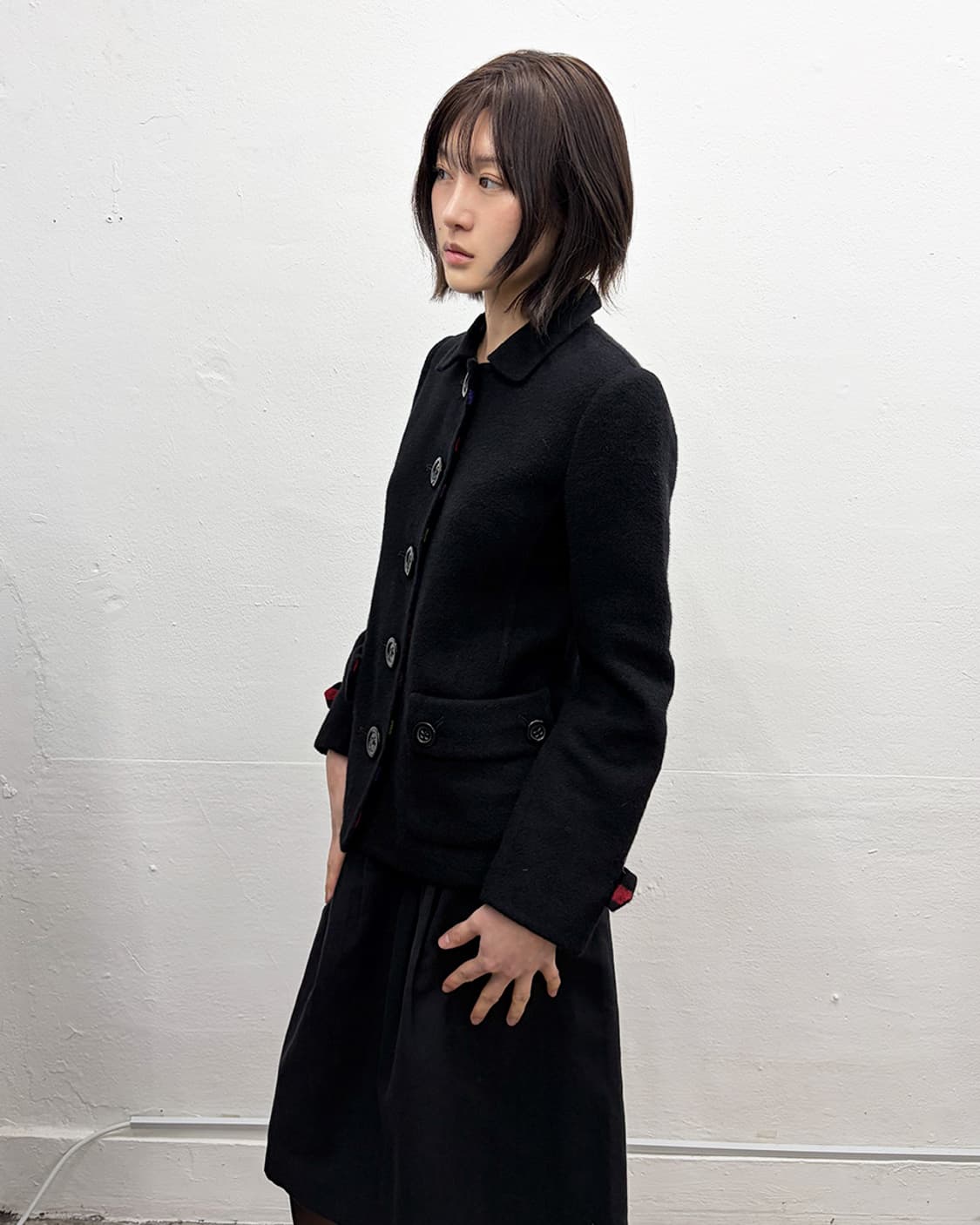 소니아 리키엘 버튼 울 자켓 상품이미지3