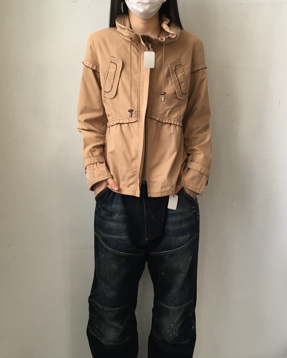 Neck line point jacket 상품이미지6