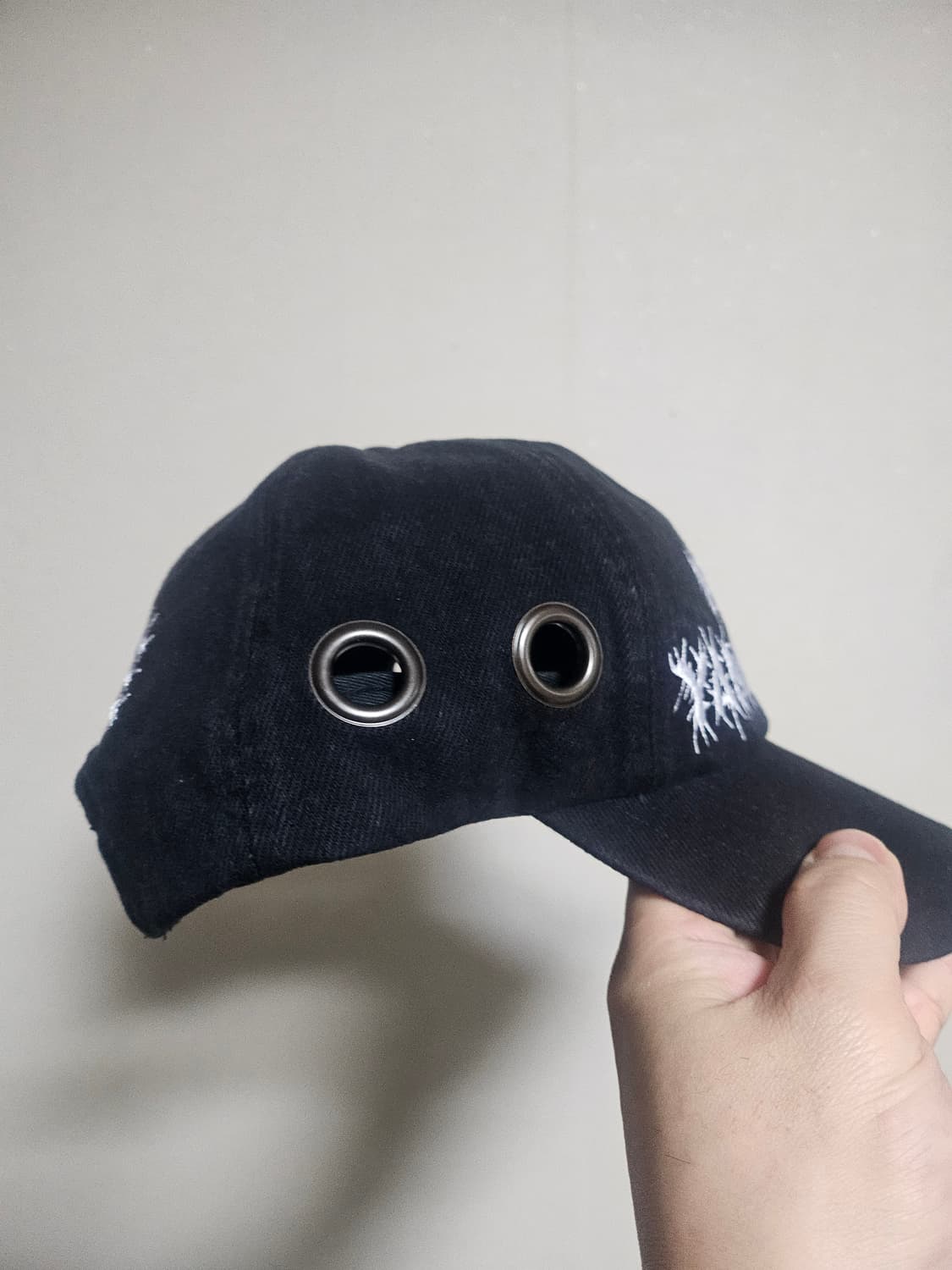 슈프림 모자 요지 야마모토 Grommet 6패널 블랙 볼캡 상품이미지5