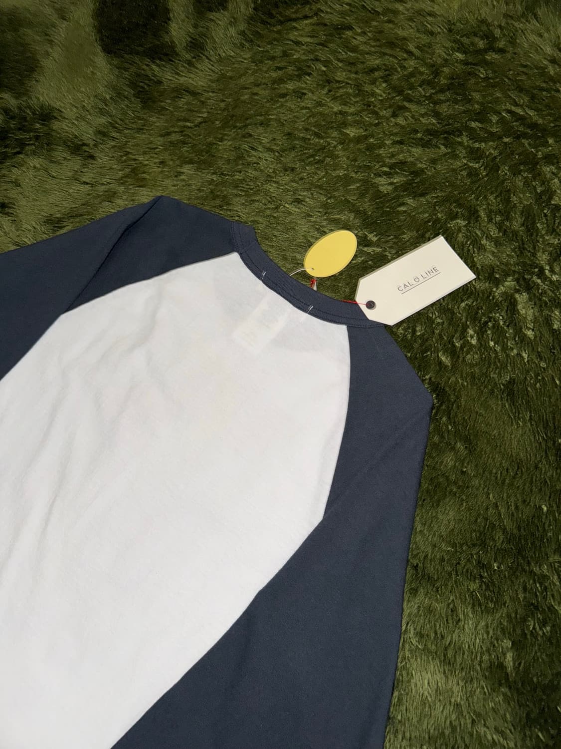 [M] CAR O LINE 칼오라인 래글런 너바나 그래픽 티셔츠 화이트 상품이미지8