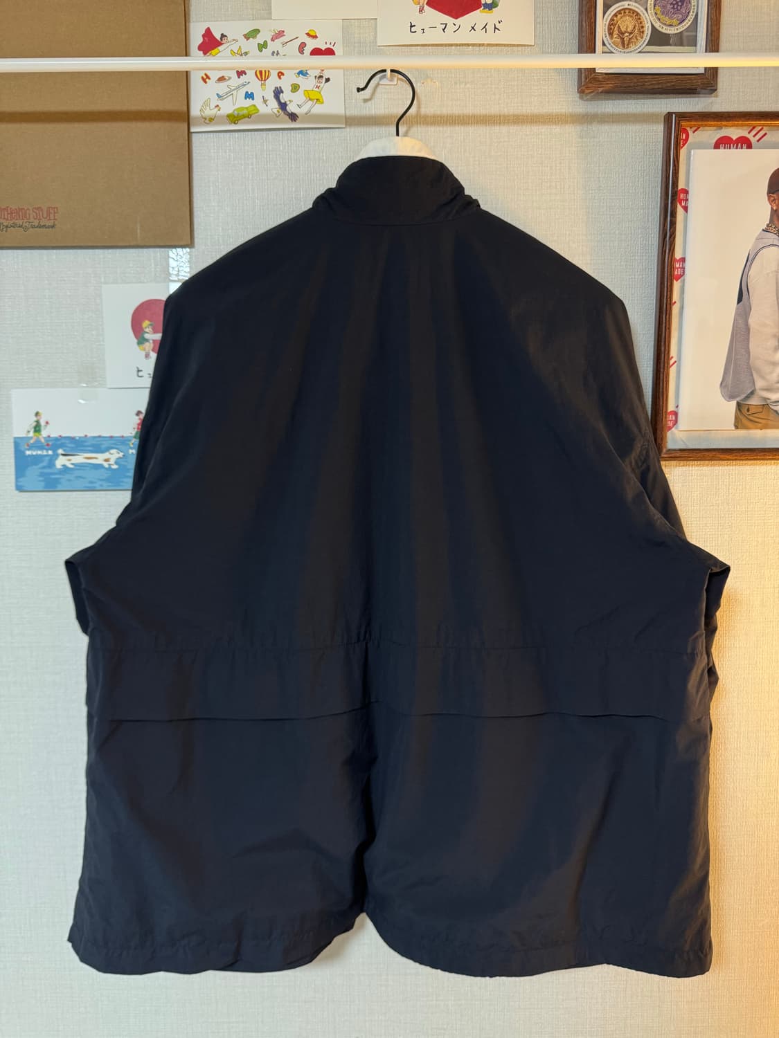 [OS]스튜디오 톰보이 나일론 바람막이 자켓 블랙 상품이미지3