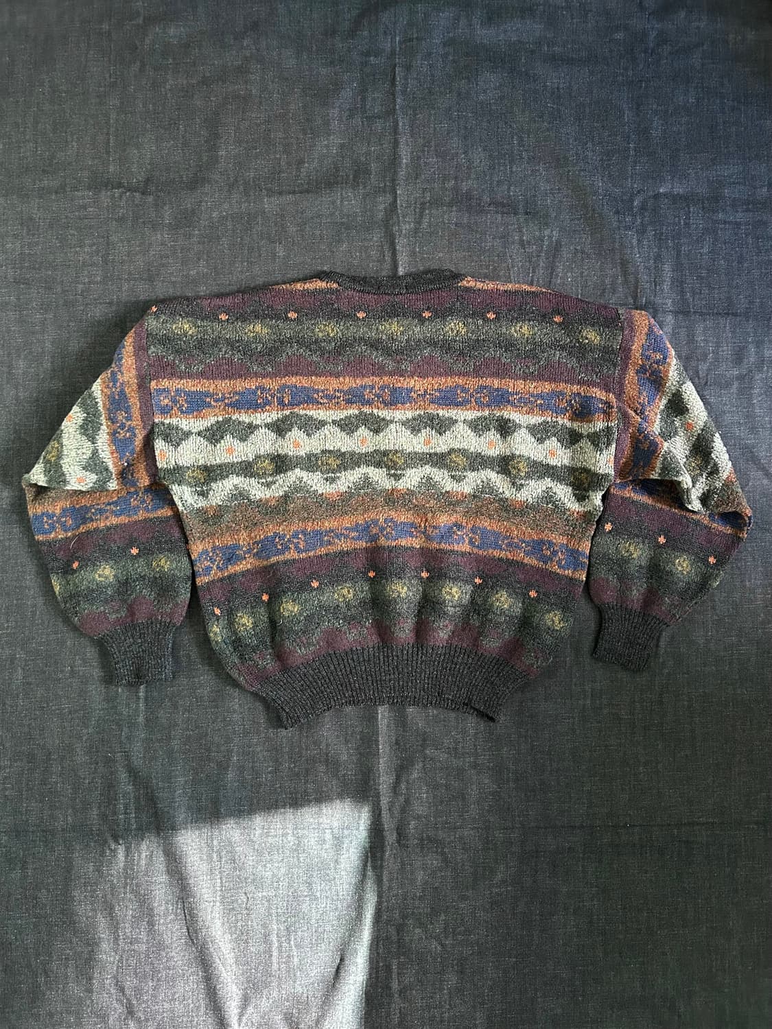 90s Gant 페어아일 패턴 울 니트 상품이미지9