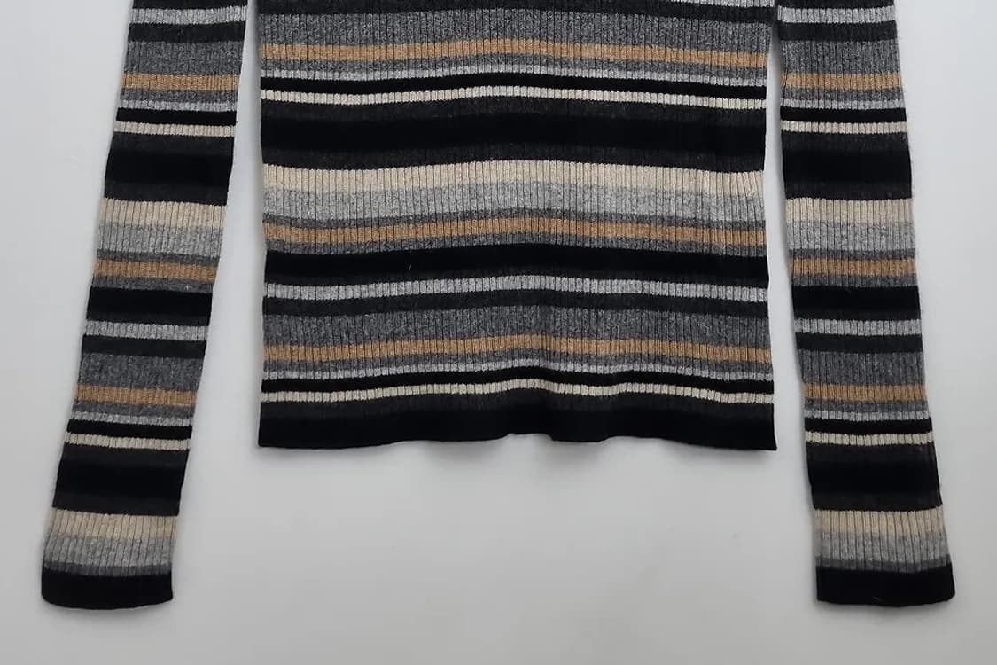 프라이드 빈티지 스트라이프 울 반목 니트 상품이미지4