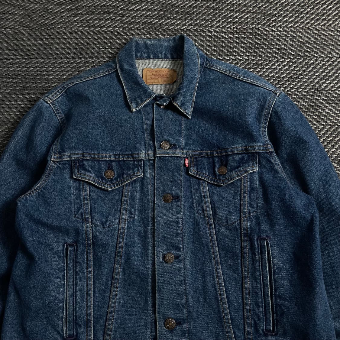 90s 리바이스 USA 오리지날 데님 트커러 자켓y 3851 상품이미지5