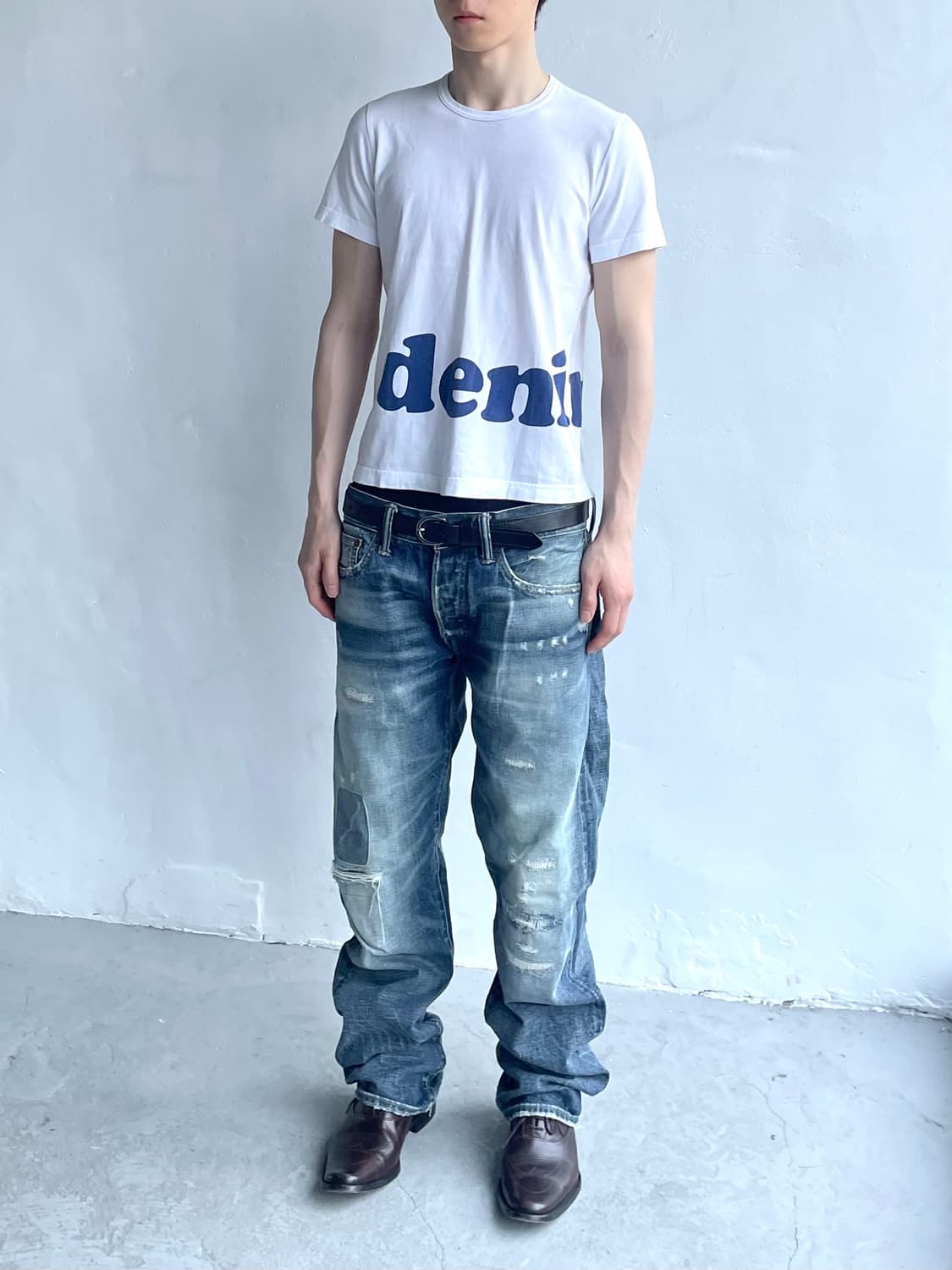준야와타나베 denim 티셔츠 상품이미지2