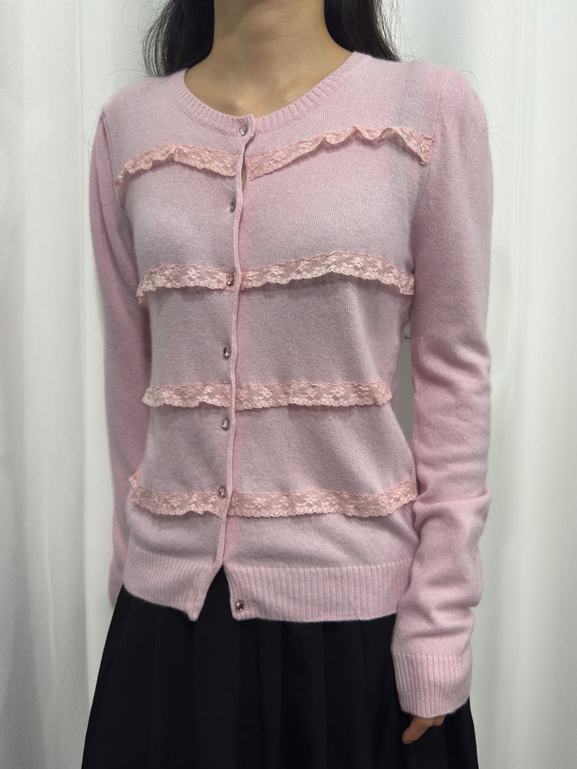 bluegirl pink design cardigan 상품이미지2