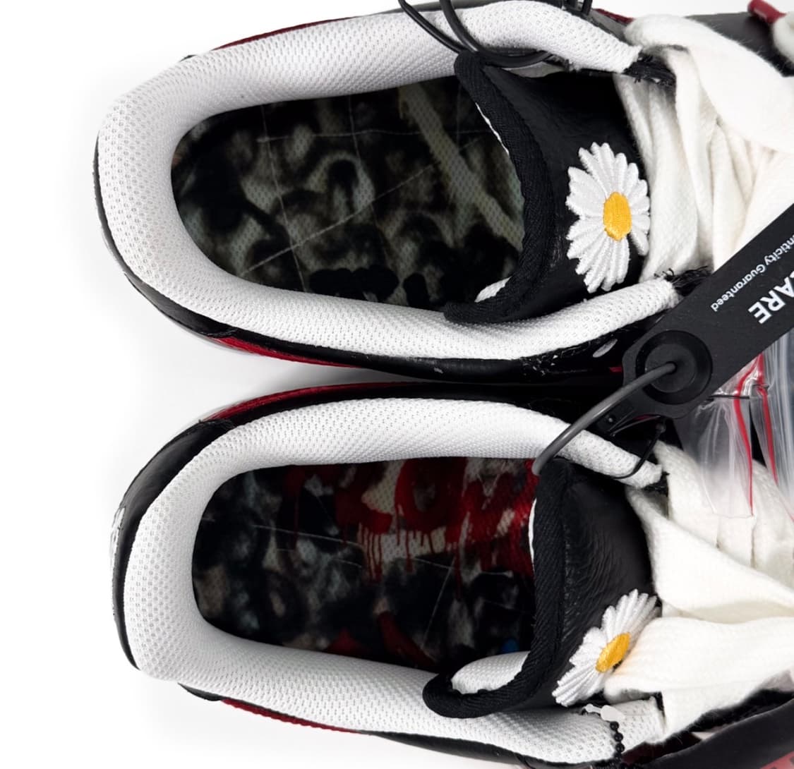 [270] 피스마이너스원 x 나이키 파라노이즈 에어포스1 로우 레드스우시 상품이미지8