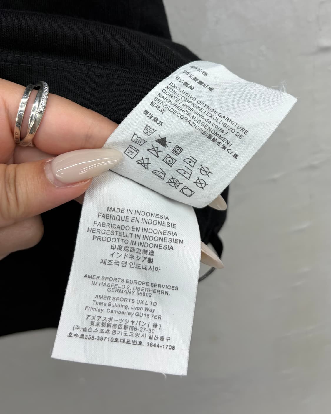아크테릭스 반팔 티셔츠 블랙 상품이미지5