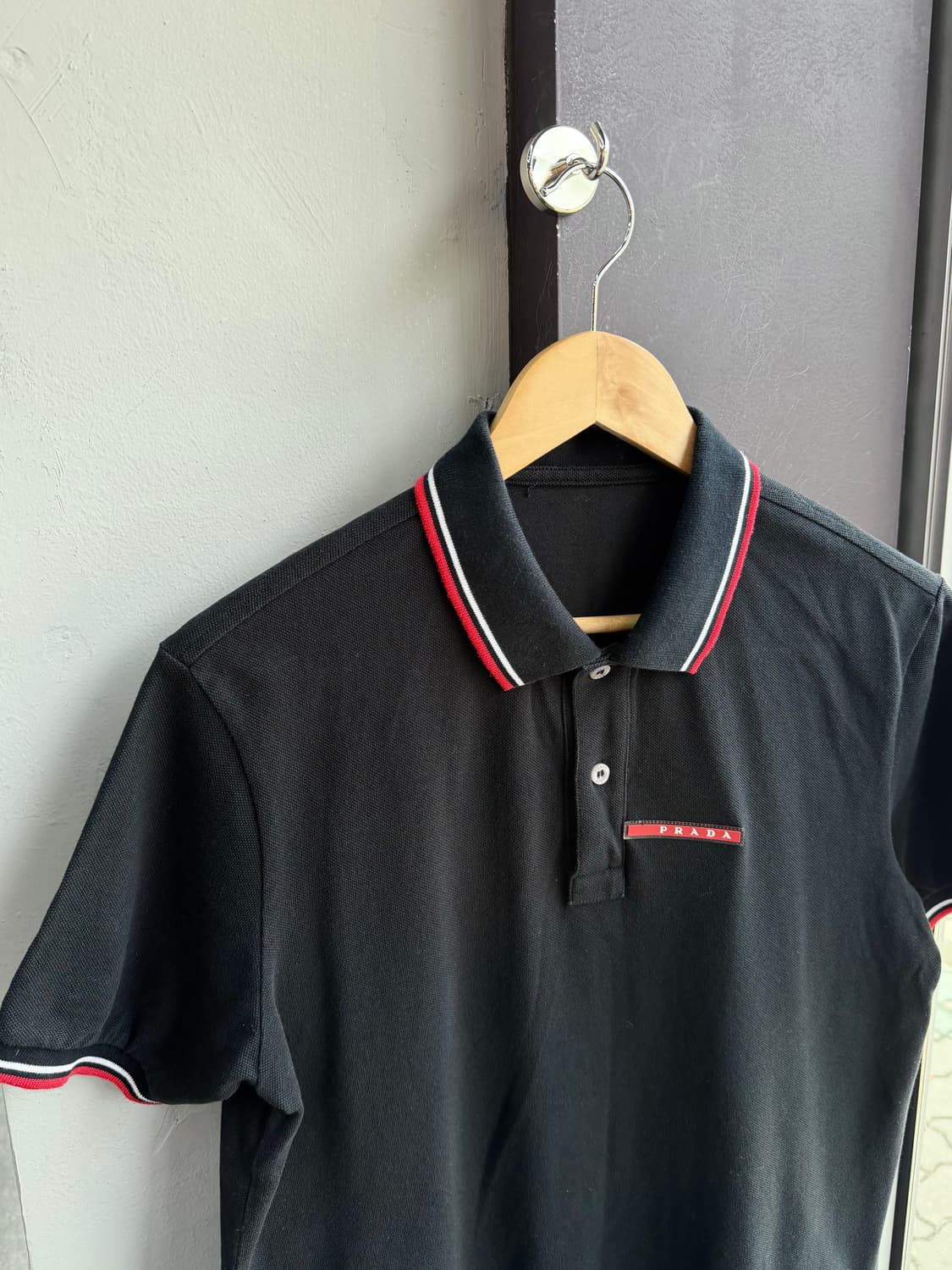 .L/ 프라다 레드탭 라이닝 PK 반팔 상품이미지3
