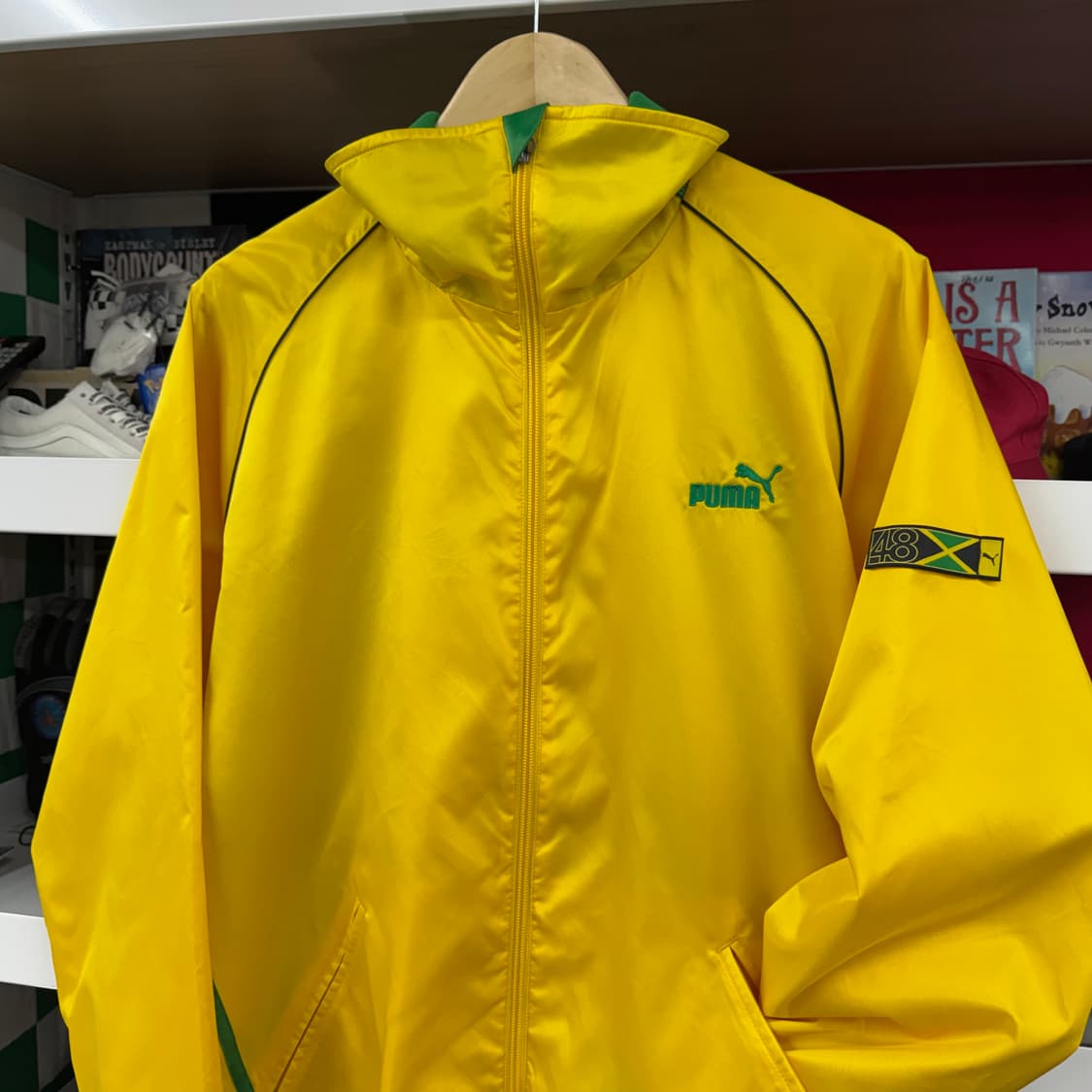 푸마 자메이카 트랙 블루종 자켓 (XL)   상품이미지4