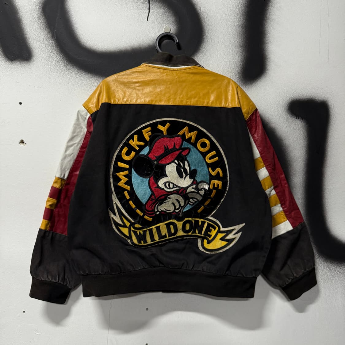 90s 제프 해밀턴 x 디즈니 올드스쿨 바시티 자켓 상품이미지1