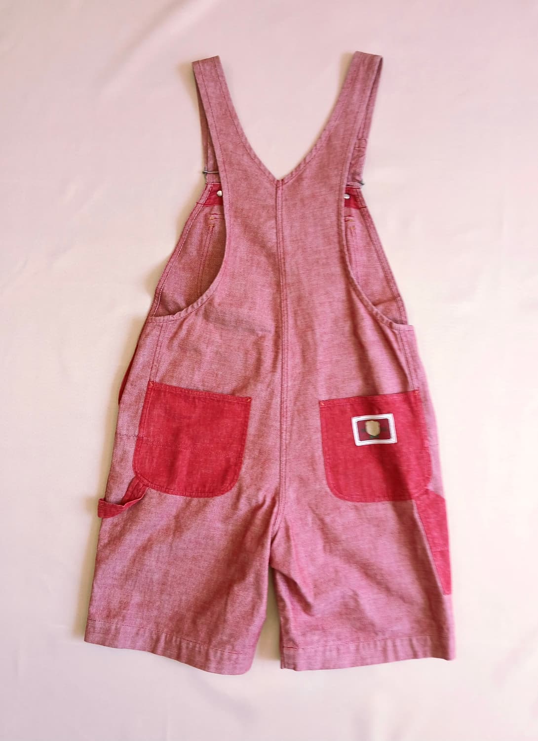 PINK HOUSE 베어 자수 오버롤 (Red) 상품이미지5