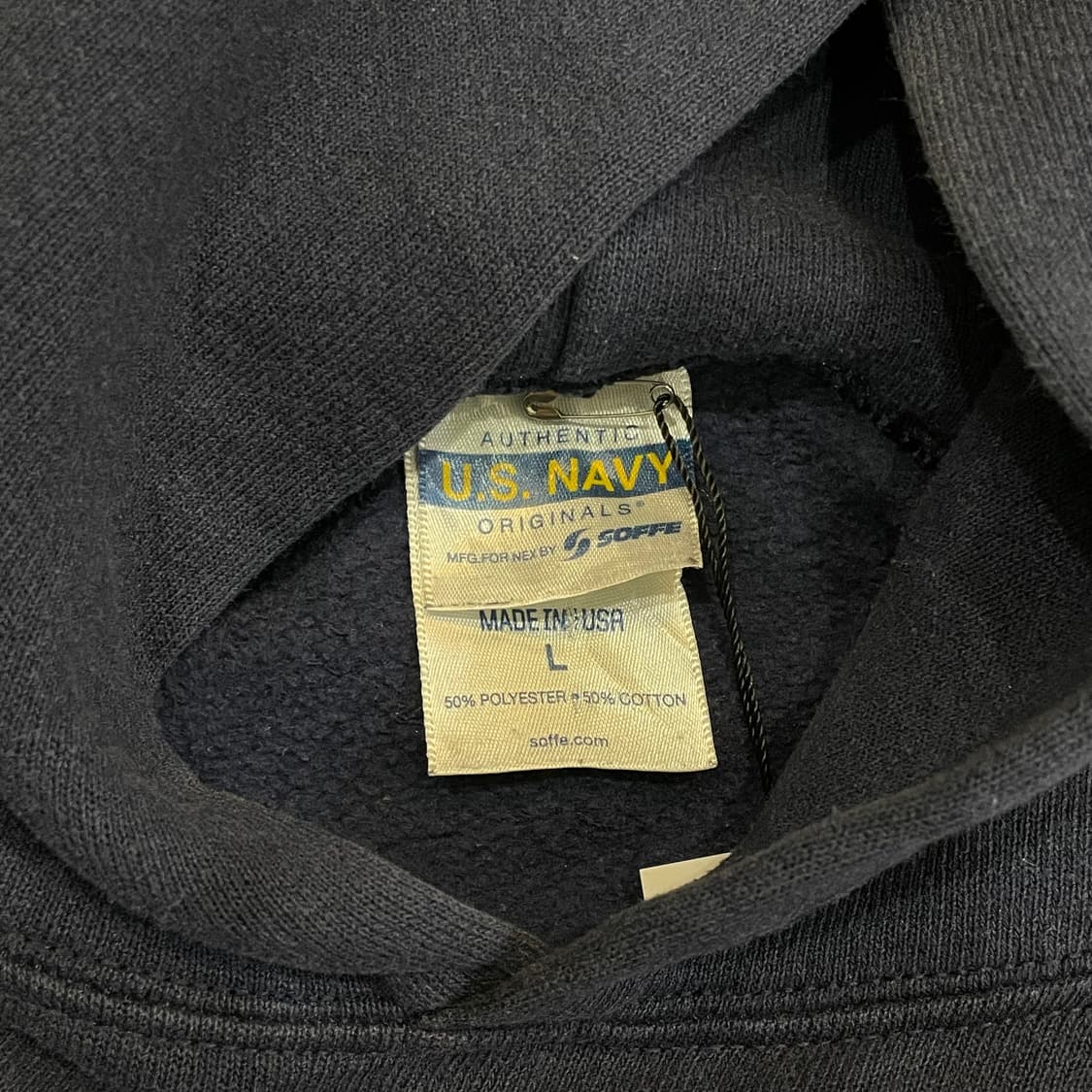(L) USA Soffe NAVY 밀리터리 미해군 후드티 상품이미지7