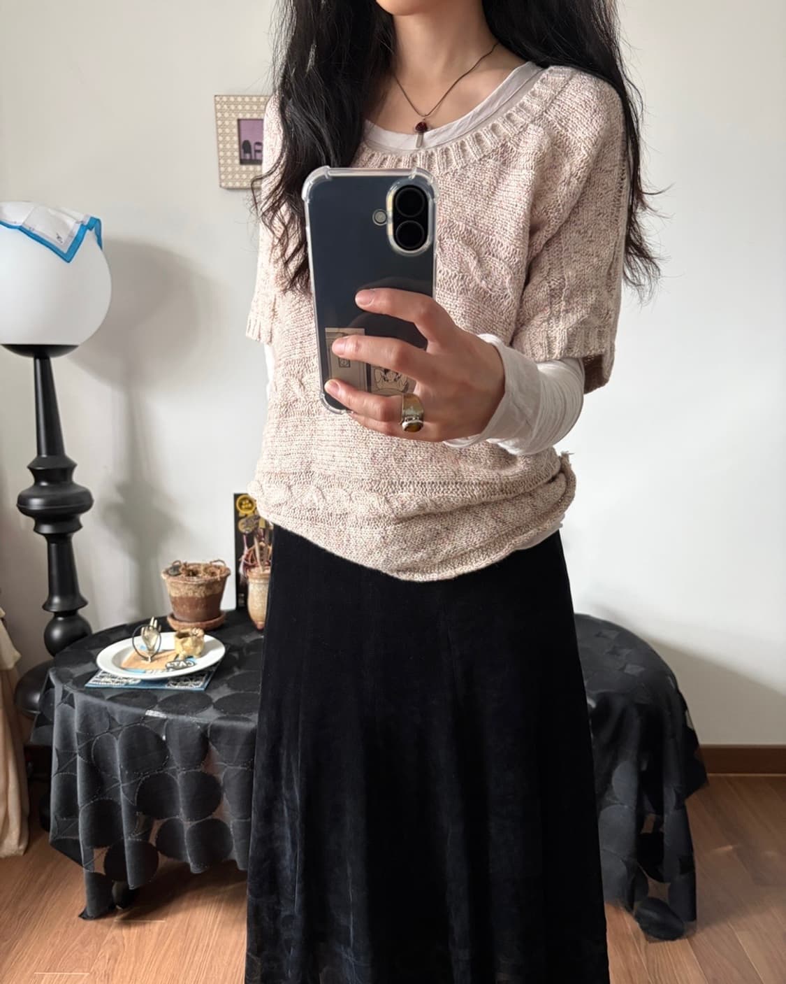 half sleeve knit 상품이미지2