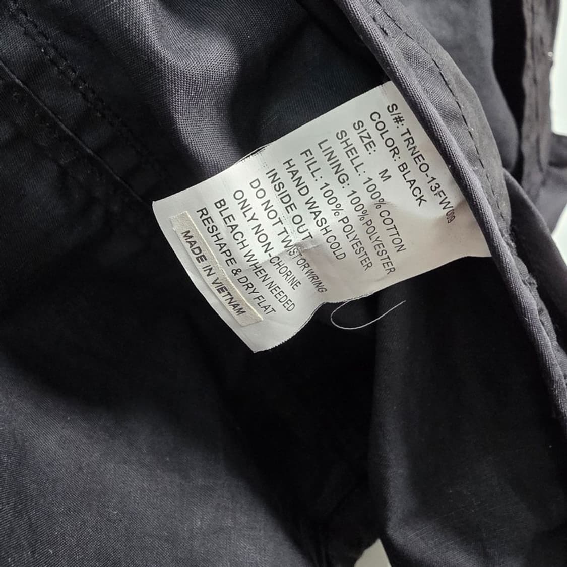 빈티지 블랙 코튼 밀리터리 필드 자켓 M 상품이미지7