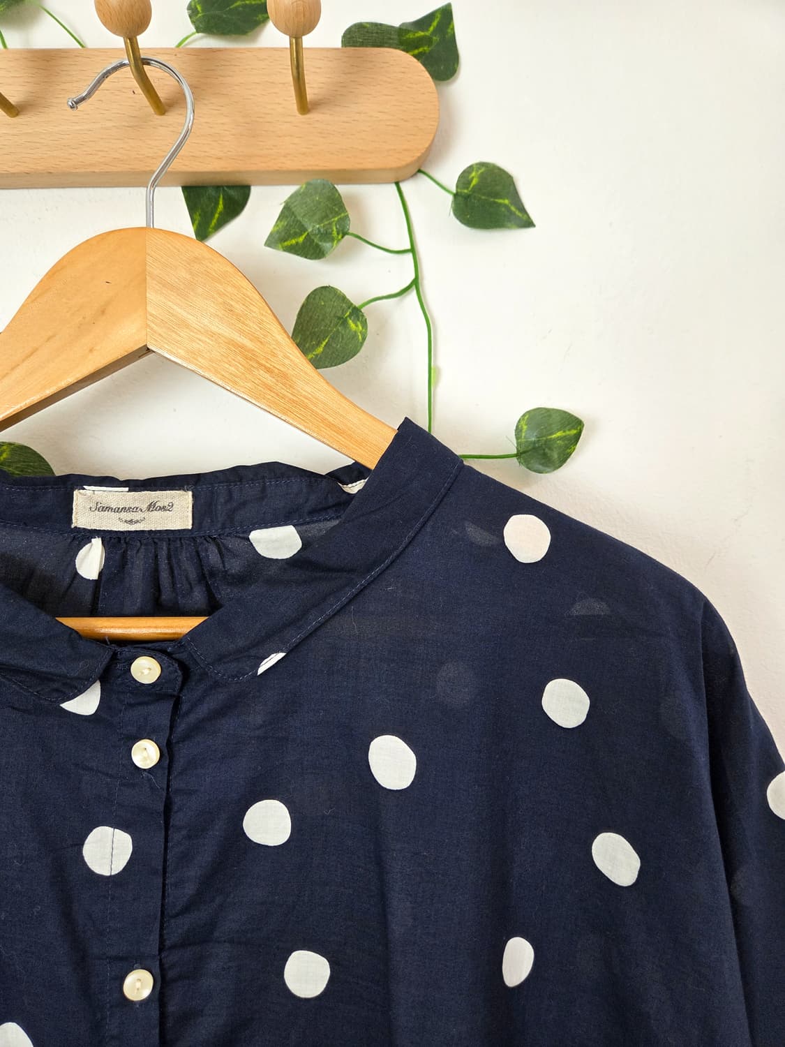 sm2 도트 반팔 셔츠 상품이미지3