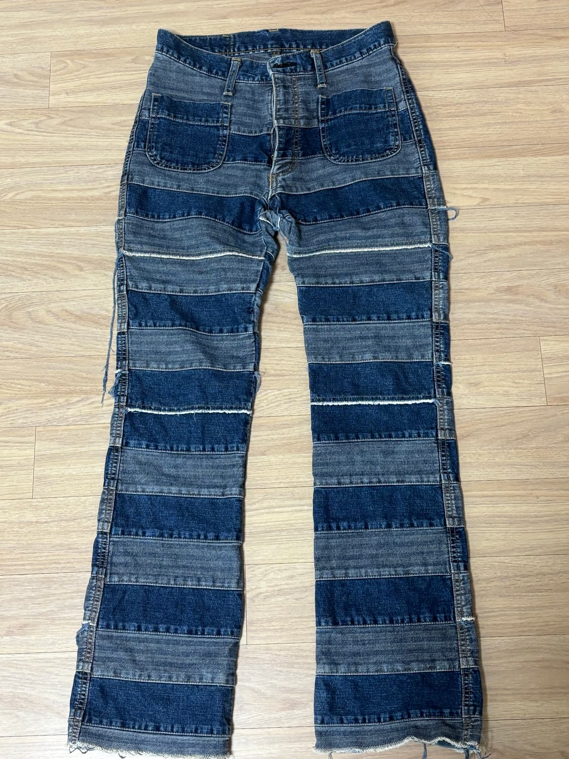 히스테릭글래머 킨키진 스트라이프 데님 팬츠 상품이미지1