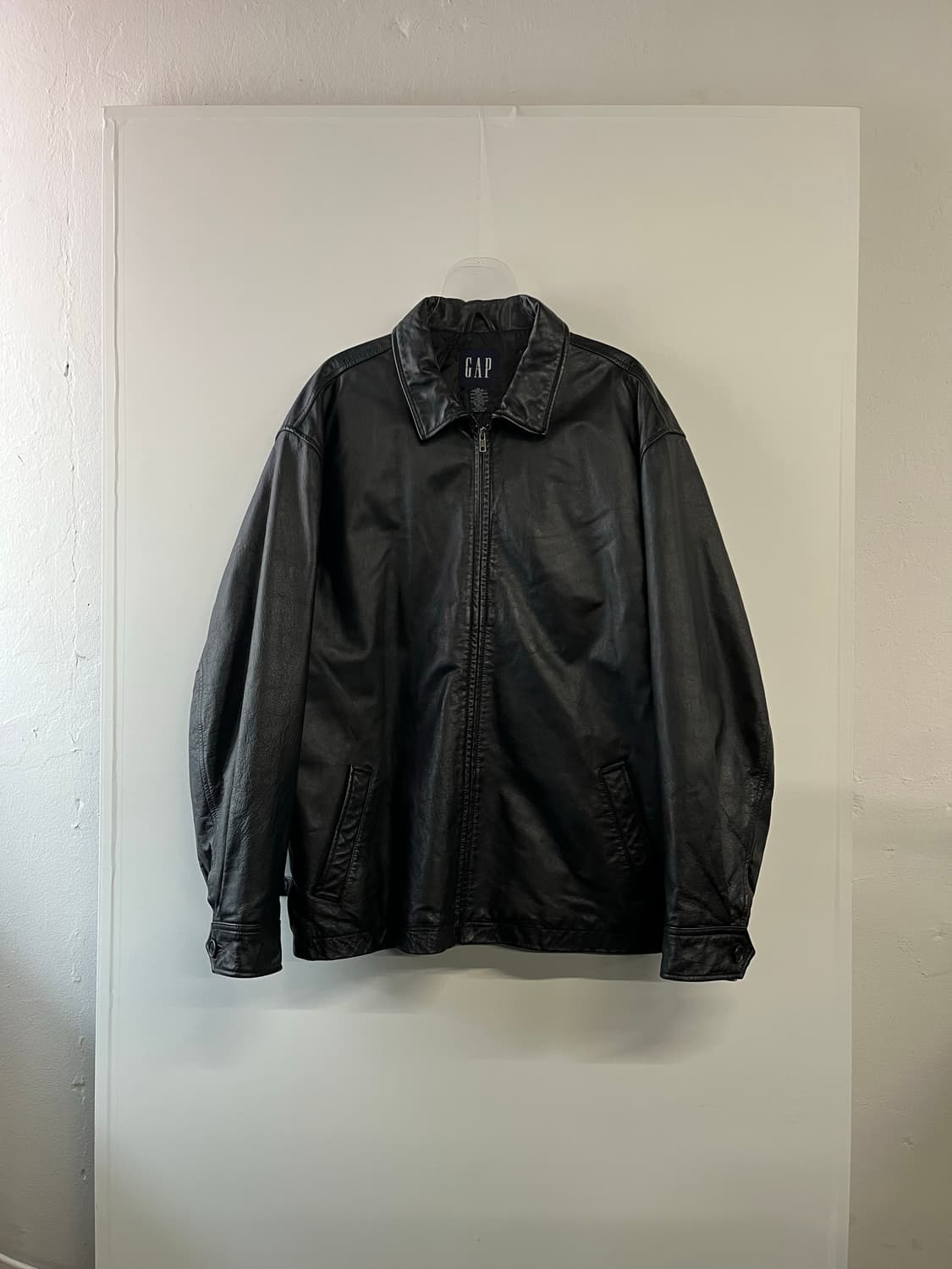 90s 올드갭 레더 자켓 상품이미지1