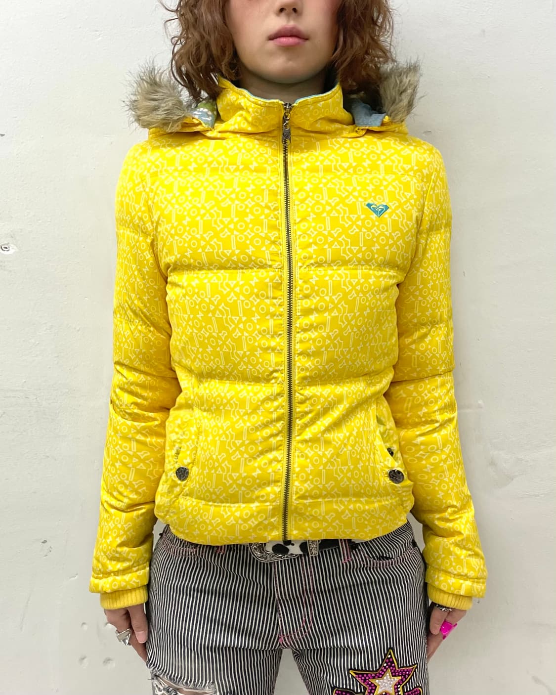 Roxy yellow padded jacket 상품이미지2