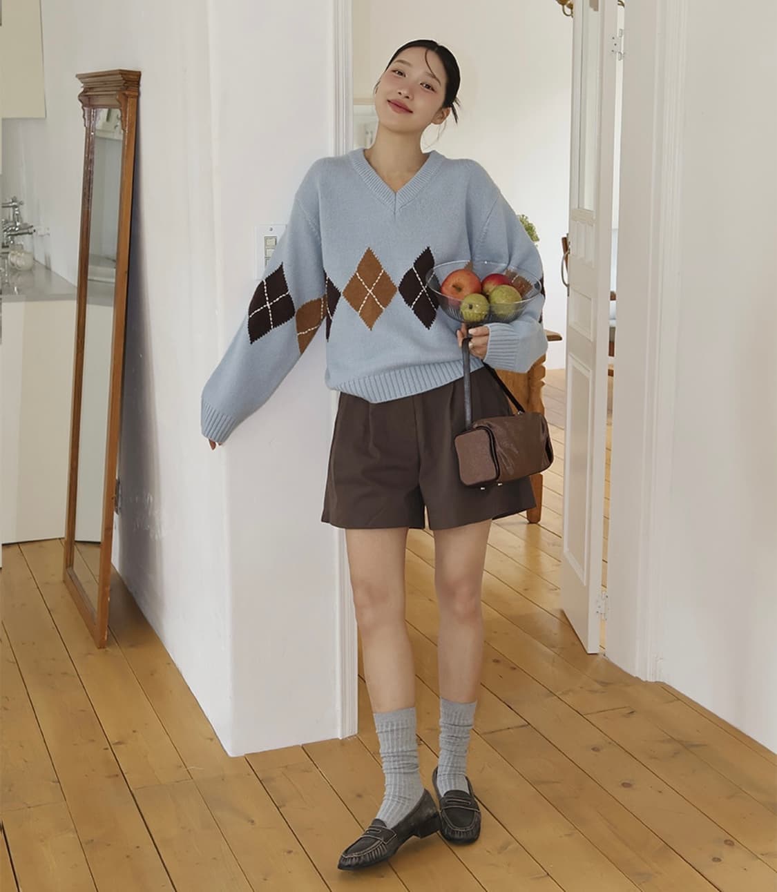 틸아이다이 아가일니트 상품이미지6