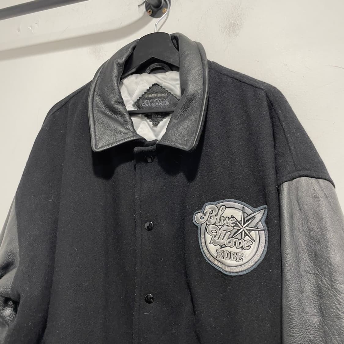 베이스볼 가죽 바시티 자켓 상품이미지4