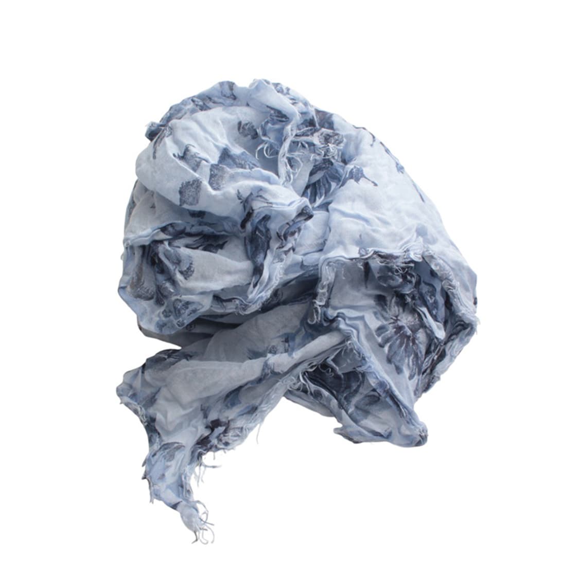 아이키 블루 모달 스카프 상품이미지2