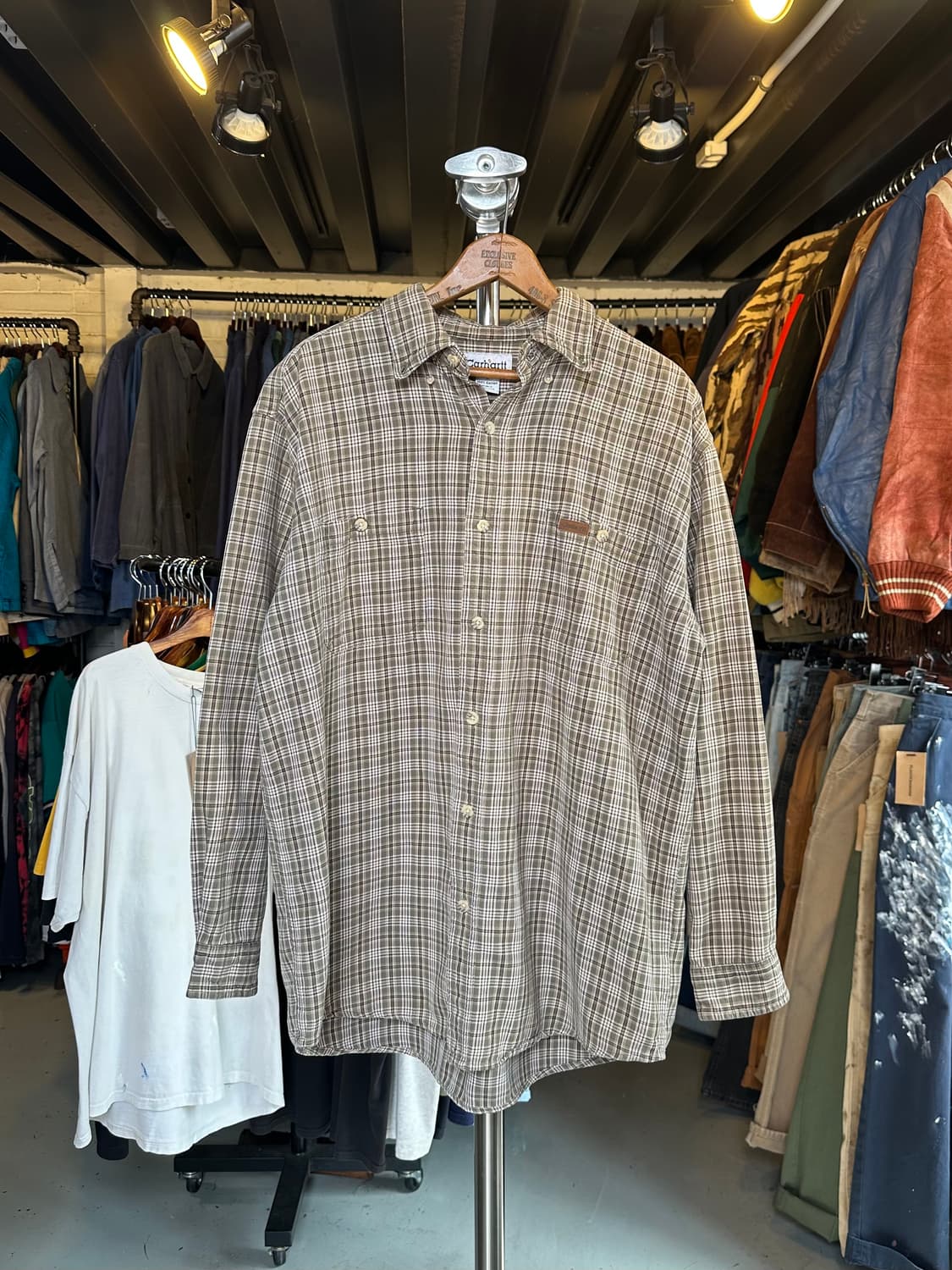 칼하트 코튼 체크 셔츠  상품이미지1