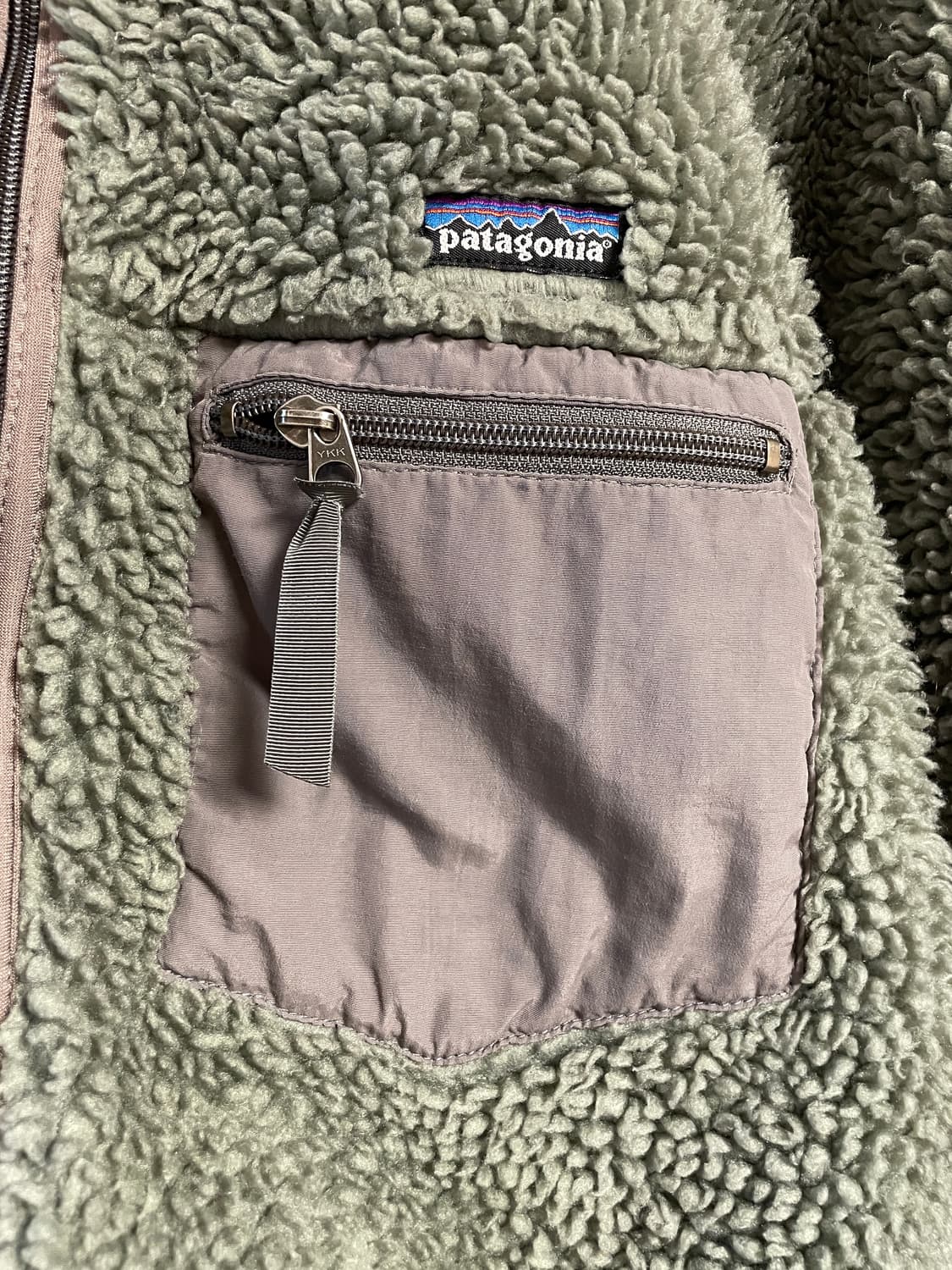 빈티지 파타고니아 딥파일 유칼립투스 그린 자켓 상품이미지8