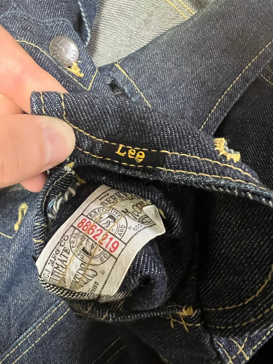 리얼맥코이 리라이더스 101-J 1940’s 복각버전 상품이미지3