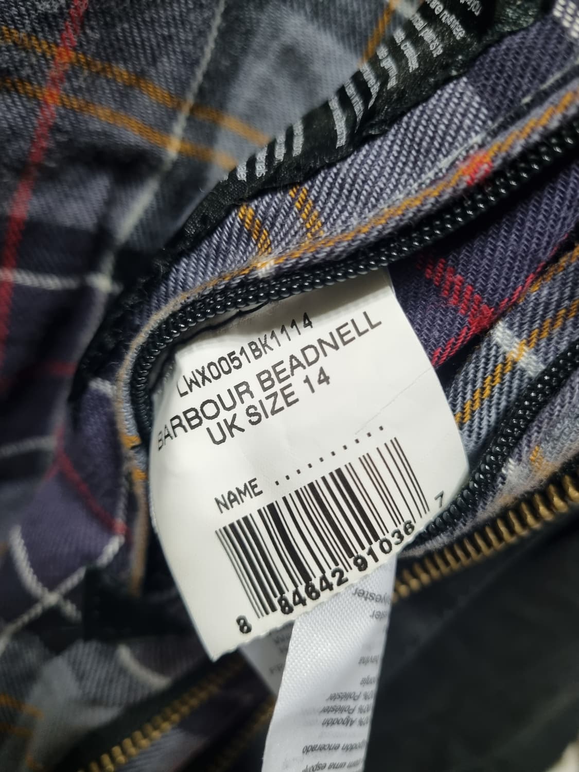 바버 여성 왁스 자켓  상품이미지5