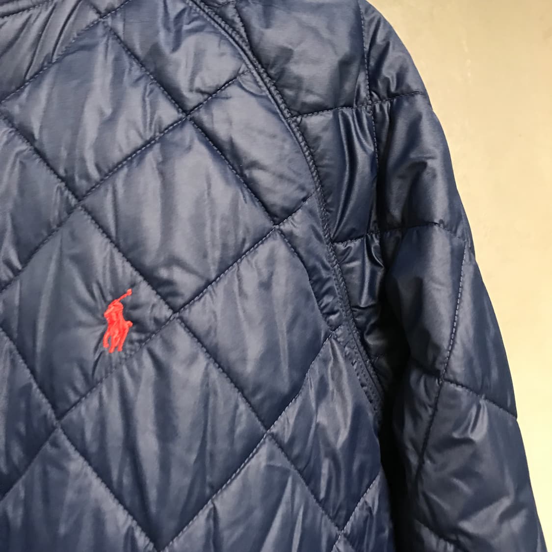 폴로 랄프로렌 퀄팅 자켓 네이비 XL18-20 상품이미지4