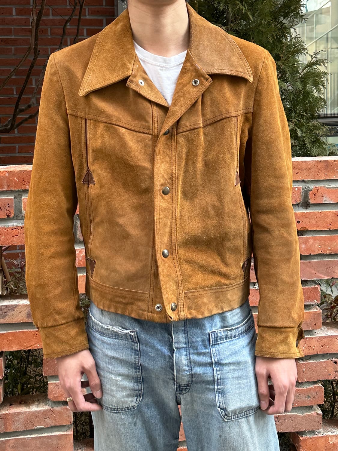 *RARE*70's 빈티지 시어스 스웨이드 웨스턴 자켓 빈티지 레더 자켓 상품이미지3