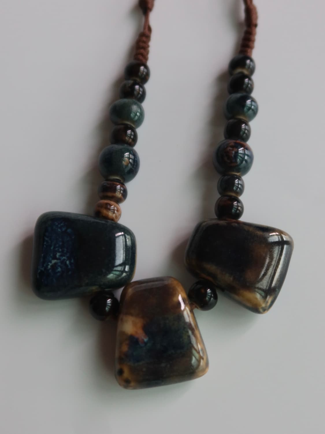 chunky stone beaded necklace 상품이미지4