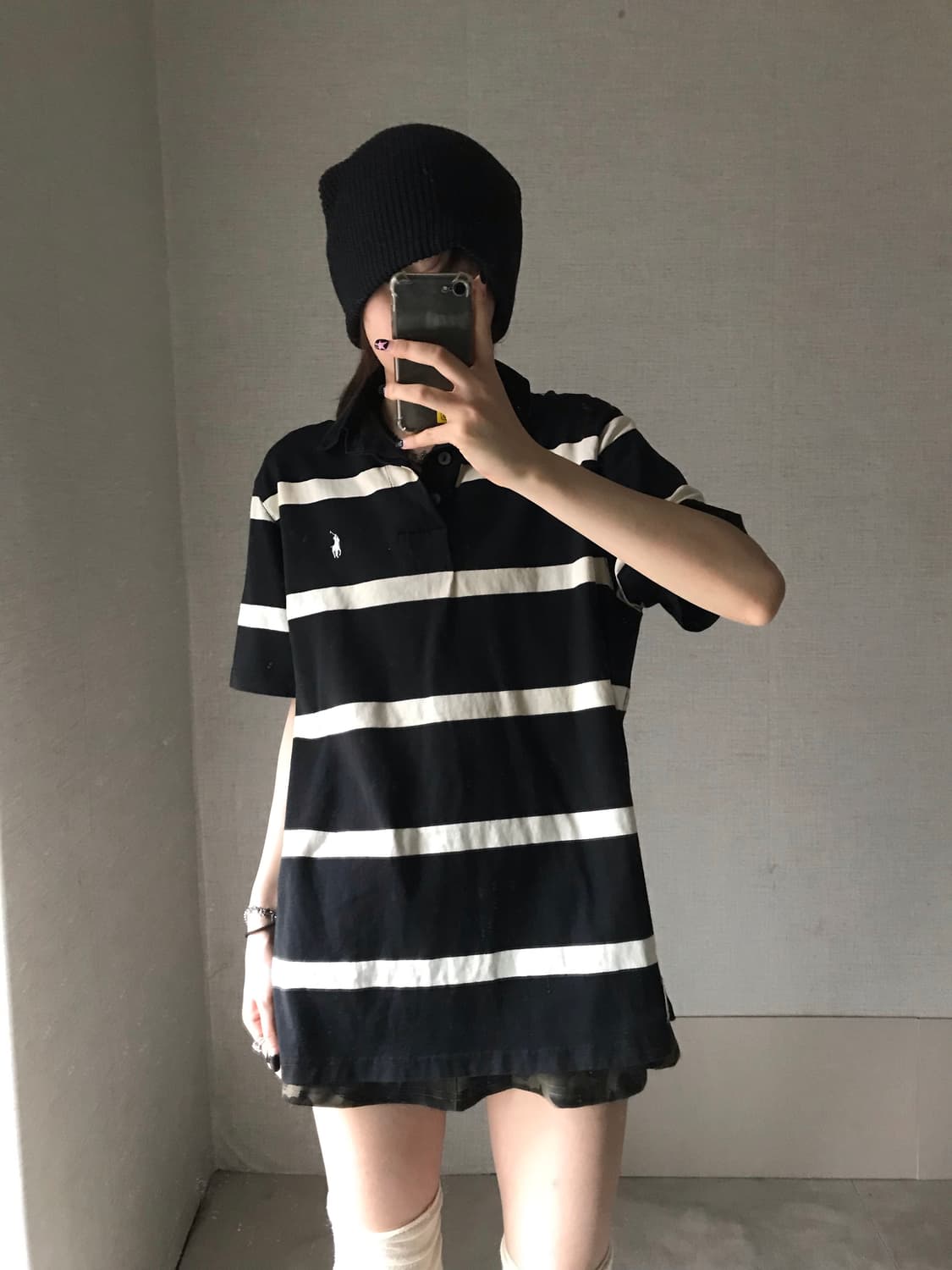 폴로 스트라이프 빅로고pk 상품이미지3