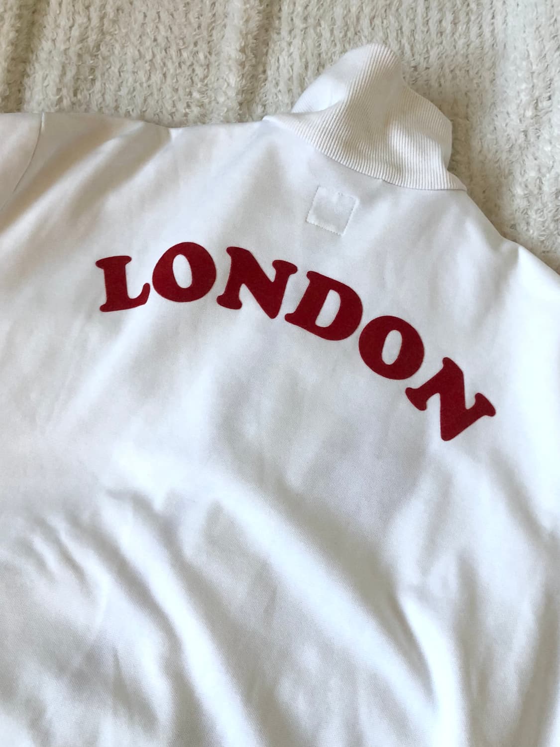 아디다스 빈티지 런던 불독 져지 레드 화이트 상품이미지4